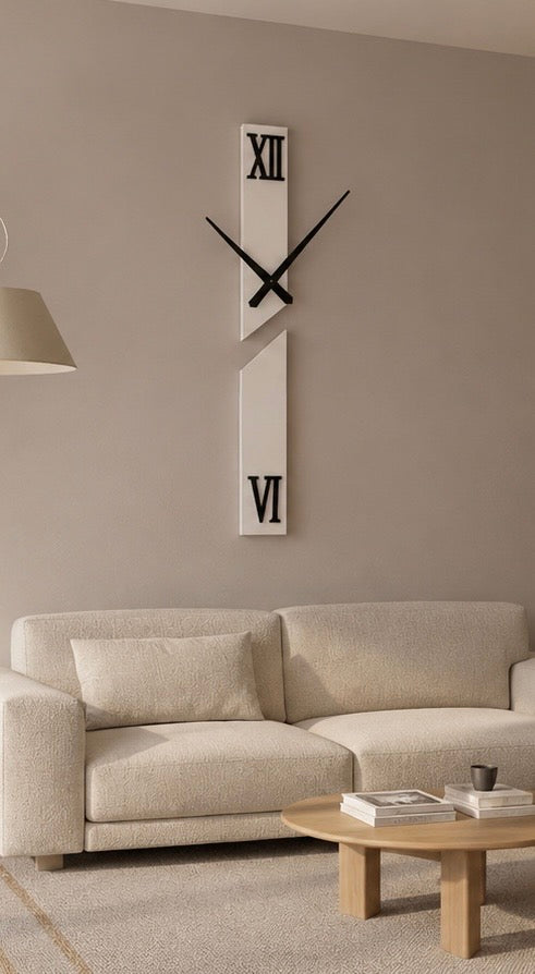 Handmade Oversized Wooden Wall Clock